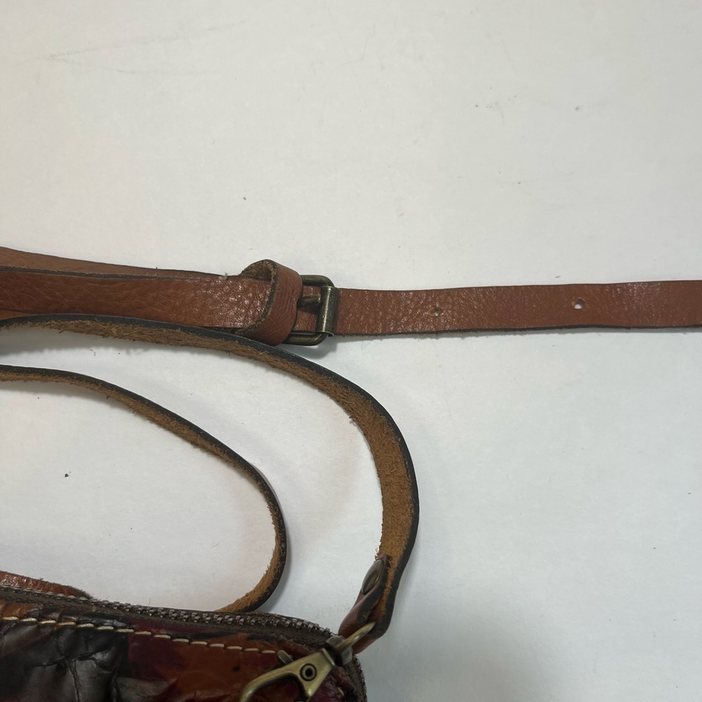 PATRICIA NASH Crossbody Bag Leather Floral Adjustable Strap - Picture 14 of 16